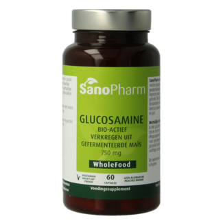 SanoPharm Glucosamina 750mg vegana 60 Cápsulas