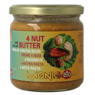 Monki Crema di 4 Frutta Secca Bio 330 Grammi