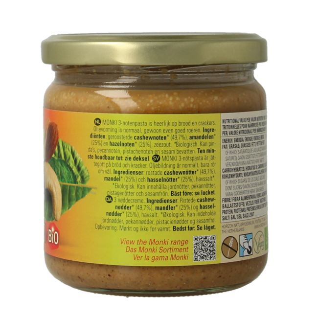 Pâte de 3 noix bio 330 grammes