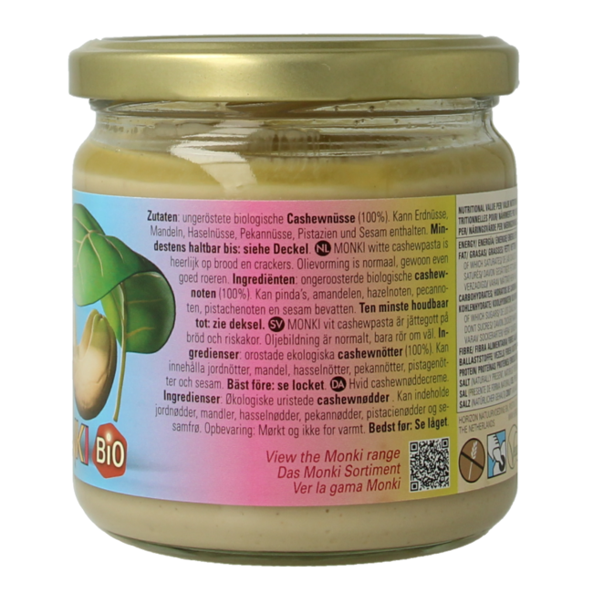 Crema di anacardi bianca biologica 330 Grammi