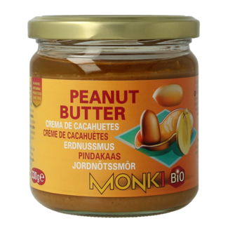Monki Peanut butter salt-free organic 330 Gram