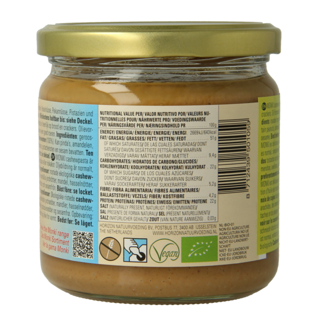 Cashewpasta bio 330.00 Gram