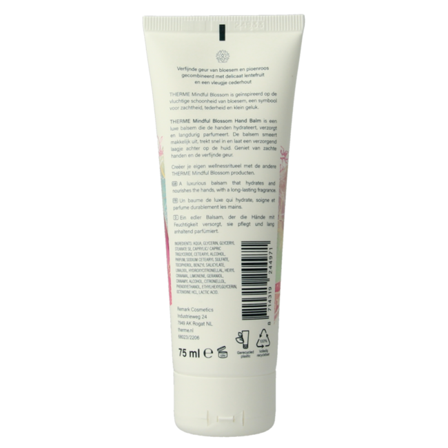 Mindful blossom hand balm 75.00 Milliliter