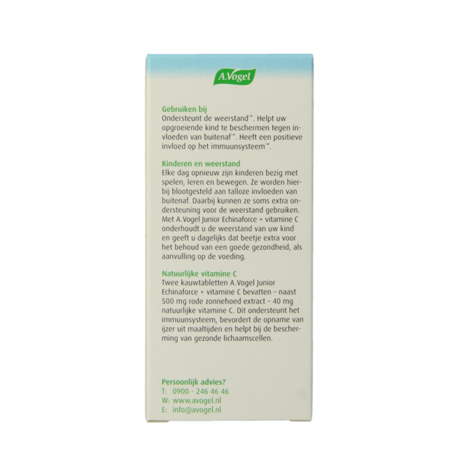 Echinaforce junior & vitamine C 80.00 Kauwtabletten