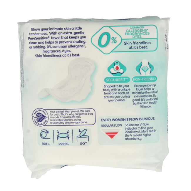 Sanitary pads pursens ultra normal 12 pieces