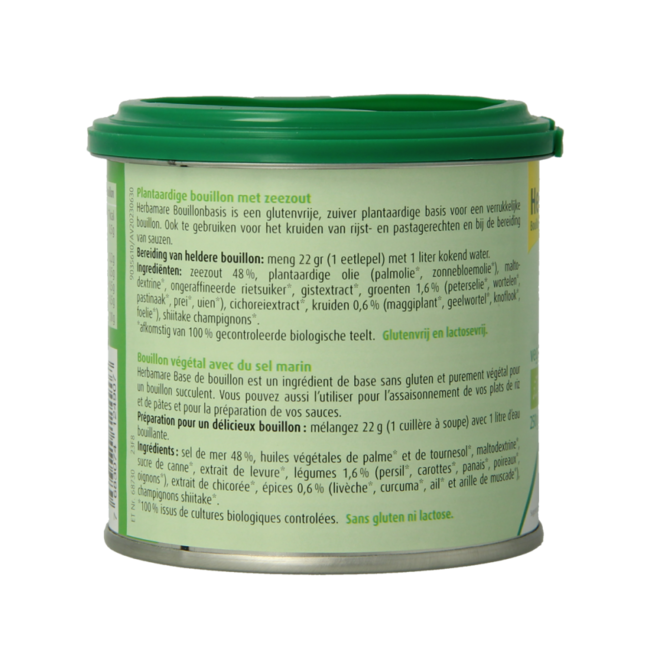 Herbamare organic bouillon base 250 Gram