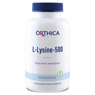Orthica L-Lysine 500 90 Capsules