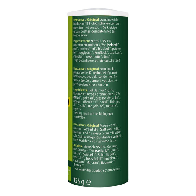 Sól ziołowa Herbamare bio 125 Gram