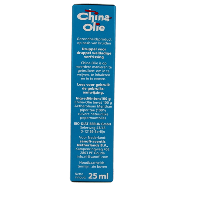 Huile de Chine 25 millilitres