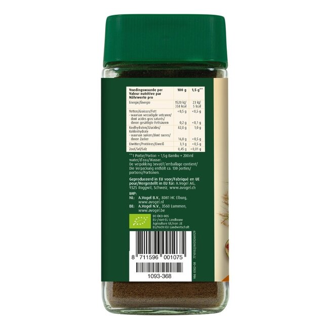 Bambu coffee organic 200 Gram