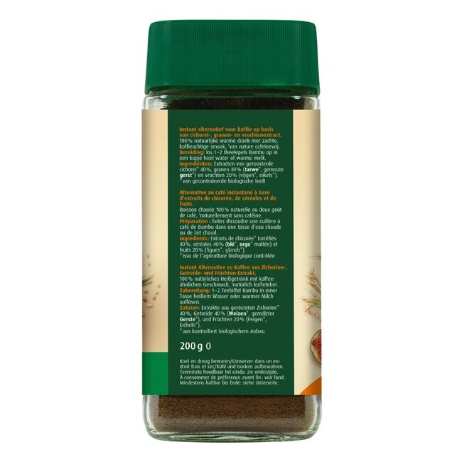 Bambu koffie bio 200.00 Gram