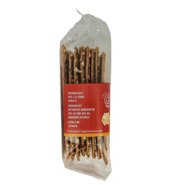 Crackers pretzel kaas bio 160 Gram