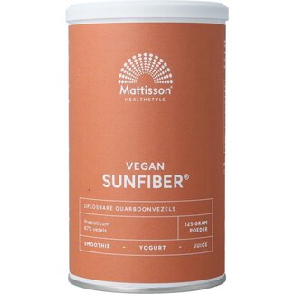Mattisson Sunfiber rozpuszczalny błonnik z fasoli guar wegański 125 gramów