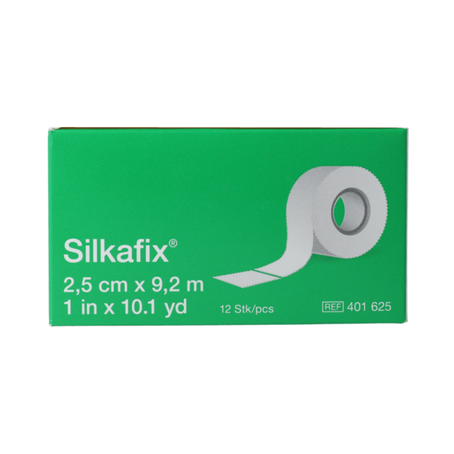 Esparadrapo 9,2 m x 2,5 cm sin látex 12,00 unidades