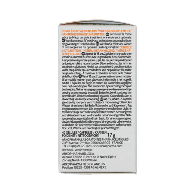 Maca bio 40.00 Capsules