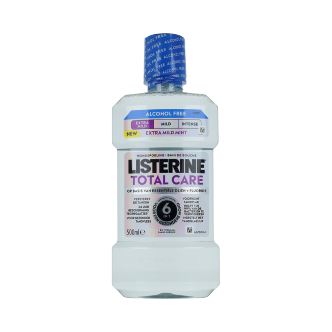 Listerine Total Care AlcoholFree Extra Mild 500ml 500.00 Milliliter
