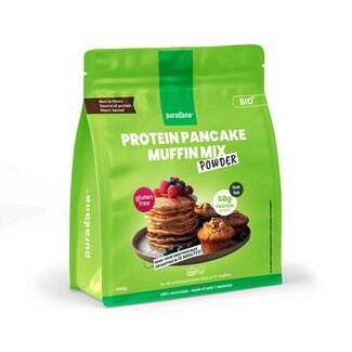 Purasana Glutenvrije pannenkoeken-muffin mix BIO 400.00 Gram