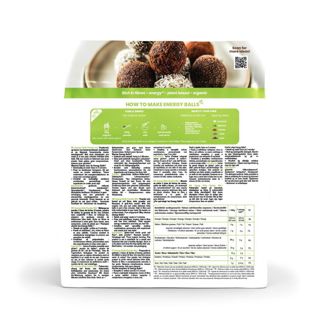Purasana Glutenvrije Energy balls BIO 390.00 Gram