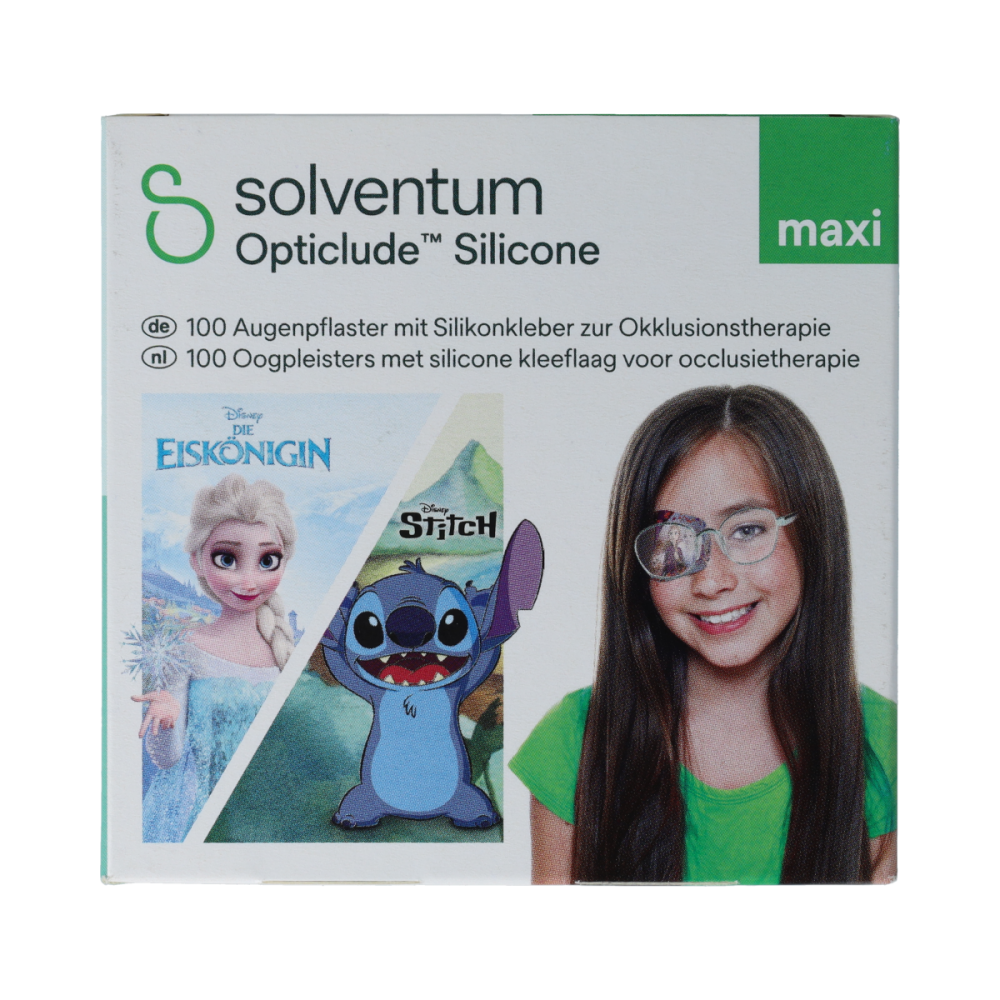 Opticlude Solventum opticlude silicone maxi girl 100 Stuks