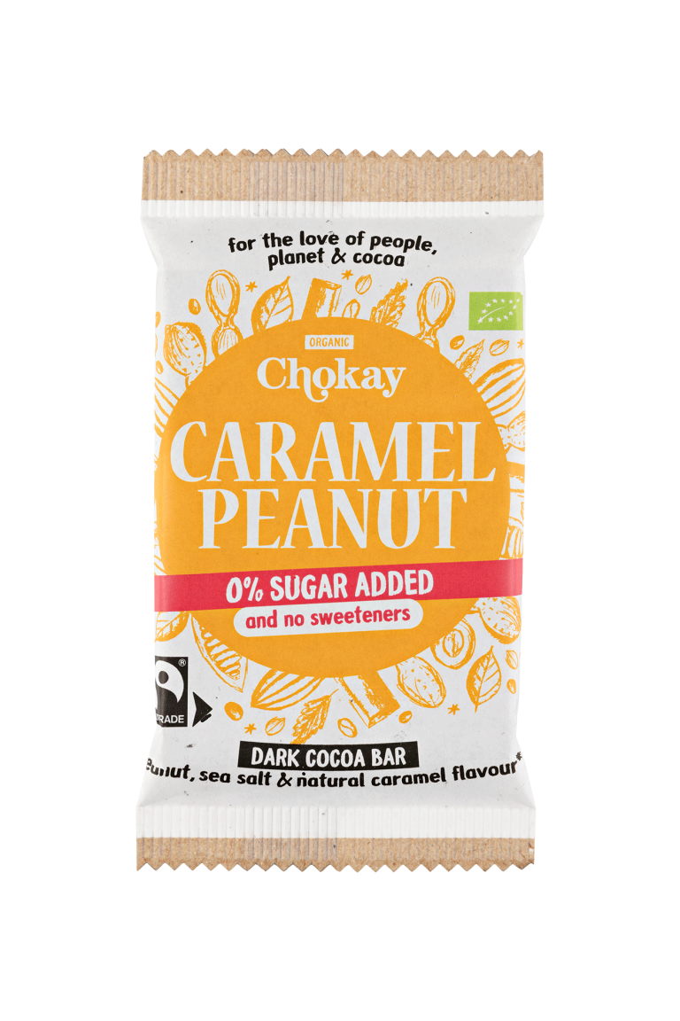 Chokay BIO Bar Dark Caramel Peanut 70 Gram