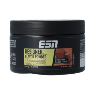 ESN Polvo saborizante chocolate fudge 130,00 gramos