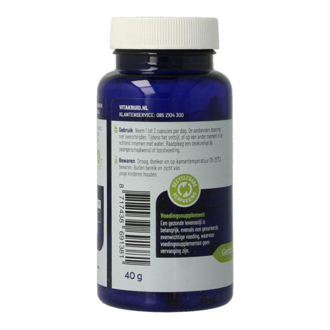 Mucuna pruriens 400mg minimaal 25% L-Dopa 60.00 Vegetarische capsules