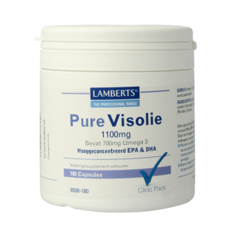 Lamberts Clinic Pack Pure visolie 1100mg omega 3 180.00 Capsules