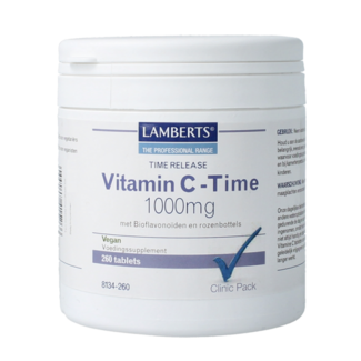 Lamberts Clinic Pack Vitamine C 1000mg & bioflavonoiden time release 260.00 Tabletten