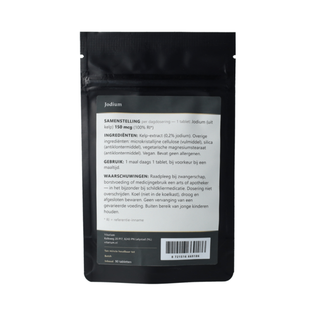 Jodium tabletjes. 90.00 Tabletten