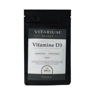 Vitarium Select Vitamine D3 3000 UI. 60.00 Softgels