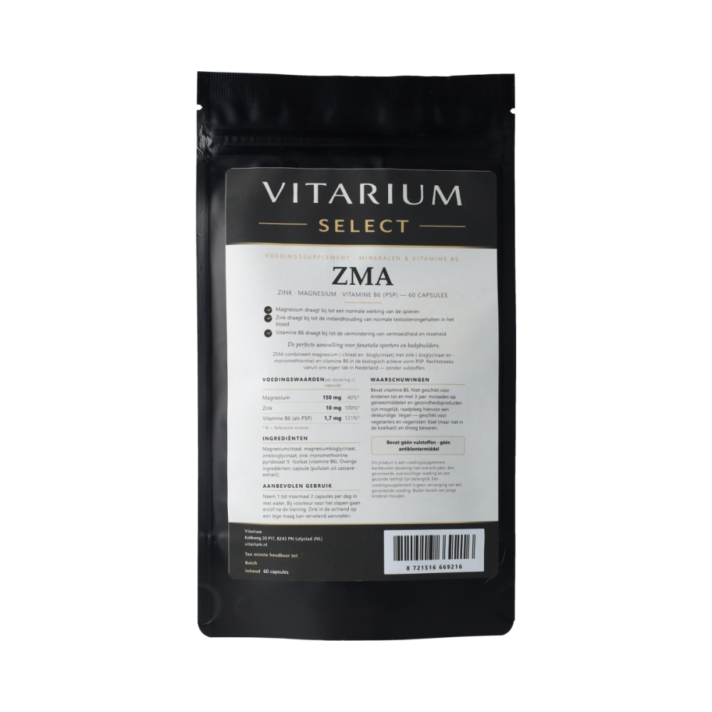 Vitarium Select ZMA. 60 Capsules