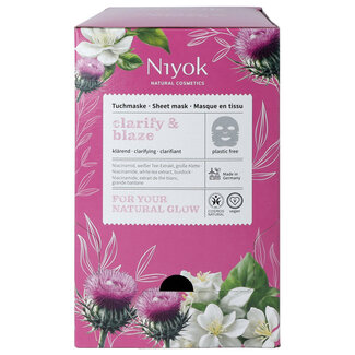 Niyok sheet mask Clarify & Blaze 10 Milliliter