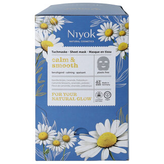 Niyok sheet mask Calm & Smooth 10 Milliliter