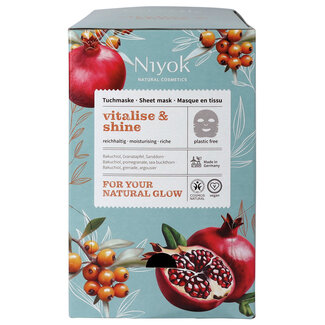 Niyok sheet mask Vitalize & Shine 10 Milliliter