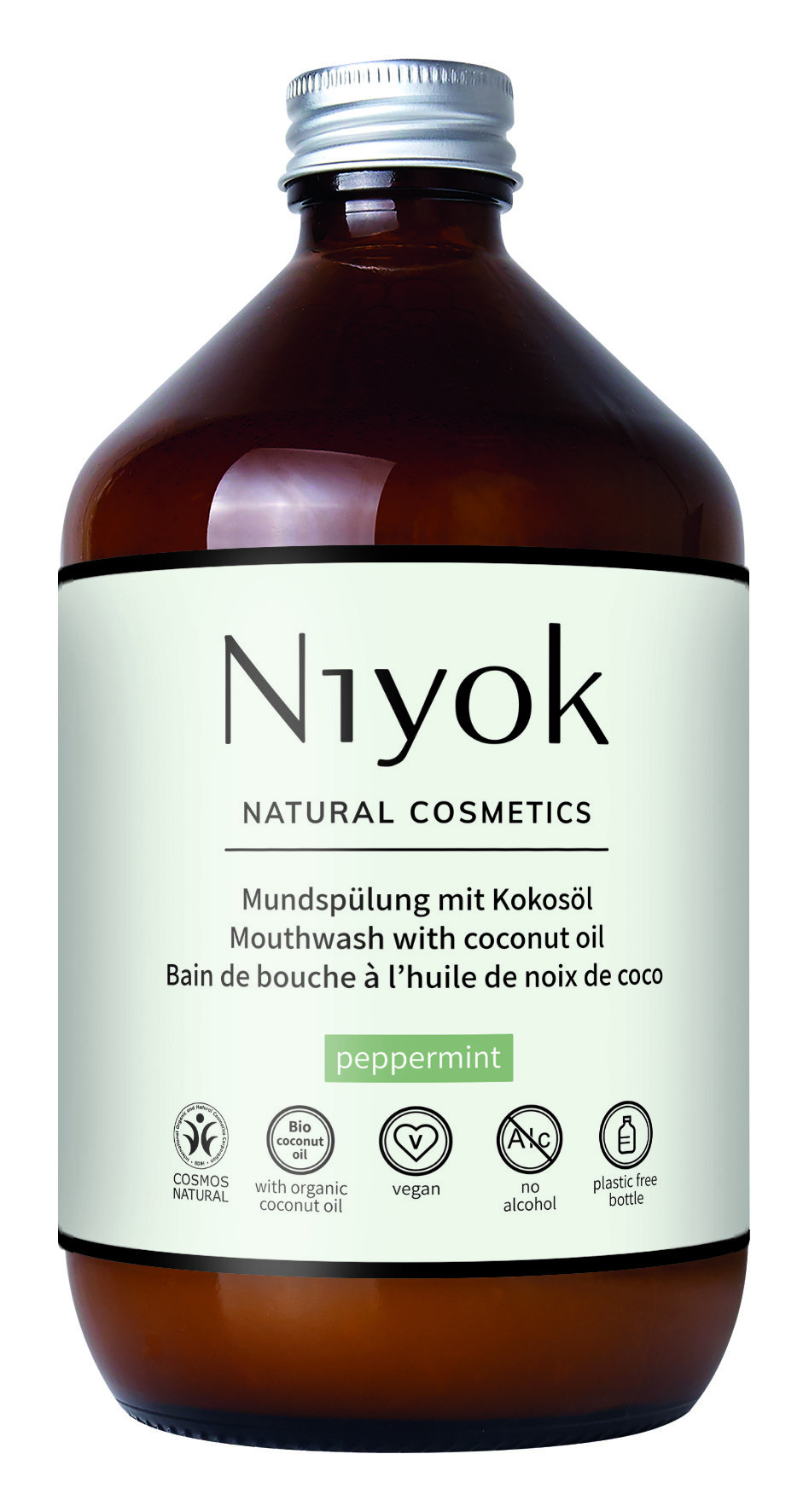 Niyok Mouthwash peppermint 500 Milliliter