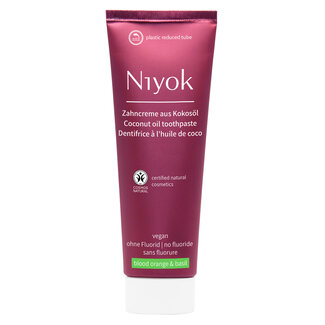 Niyok tandpasta blood orange basil 75 Milliliter