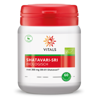 Vitals Shatavari-SRI Biologisch 60c 60 Capsules