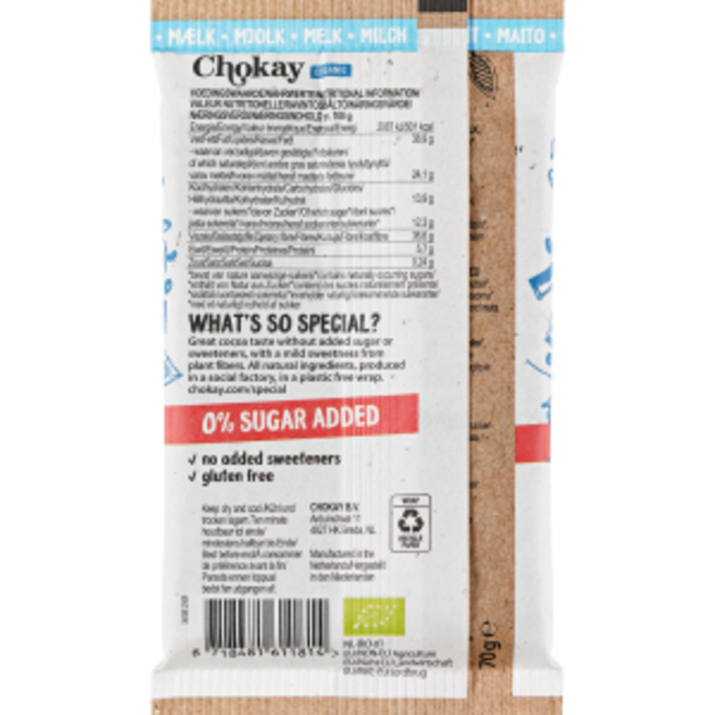 BIO Bar Amazing Milk FT MB 70.00 Gram