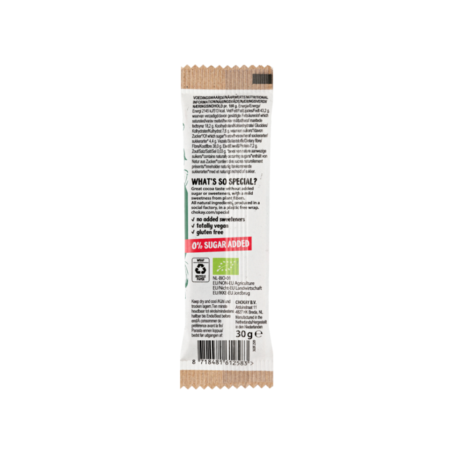 BIO Snack Bar Dark Heavenly Hazel 30.00 Gram