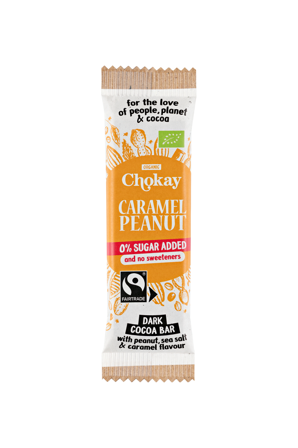 Chokay BIO Snack Bar Dark Caramel Peanut 30 Gram