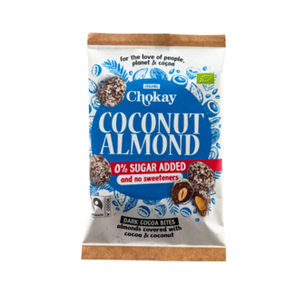 Chokay BIO Bite Dark Coconut Almond 85.00 Gram