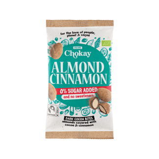 Chokay BIO Bite Dark Almond Cinnamon 85.00 Gram