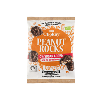 Chokay BIO Bite Dark Peanut Rocks 85.00 Gram