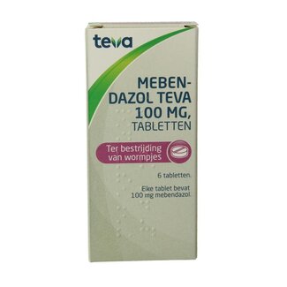 Teva Mebendazolo/trattamento vermi 100 Mg 6 Compresse Teva