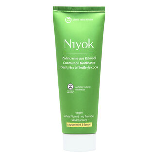 Niyok tandpasta peppermint lemon 75.00 Milliliter
