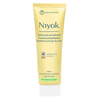 Niyok tandpasta lemongrass ginger 75.00 Milliliter