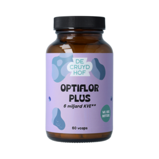De Cruydhof Optiflor plus 60 Vegetarische capsules