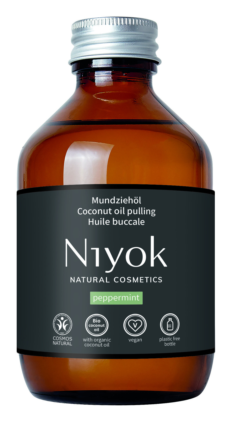 Niyok coconut oil pulling peppermint 200.00 Milliliter