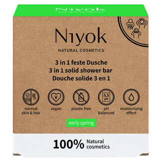 Niyok 3 in 1  body ,hair, face wash early spring 80 Gram