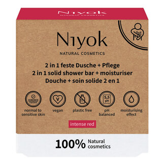Niyok 2 in 1 shower intense red 80.00 Gram